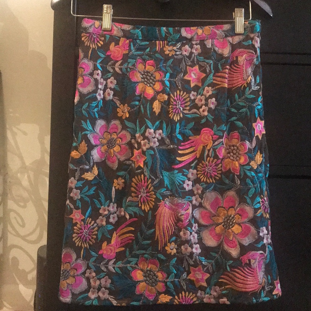 Fun Knee Length Anthropologie Pencil Skirt